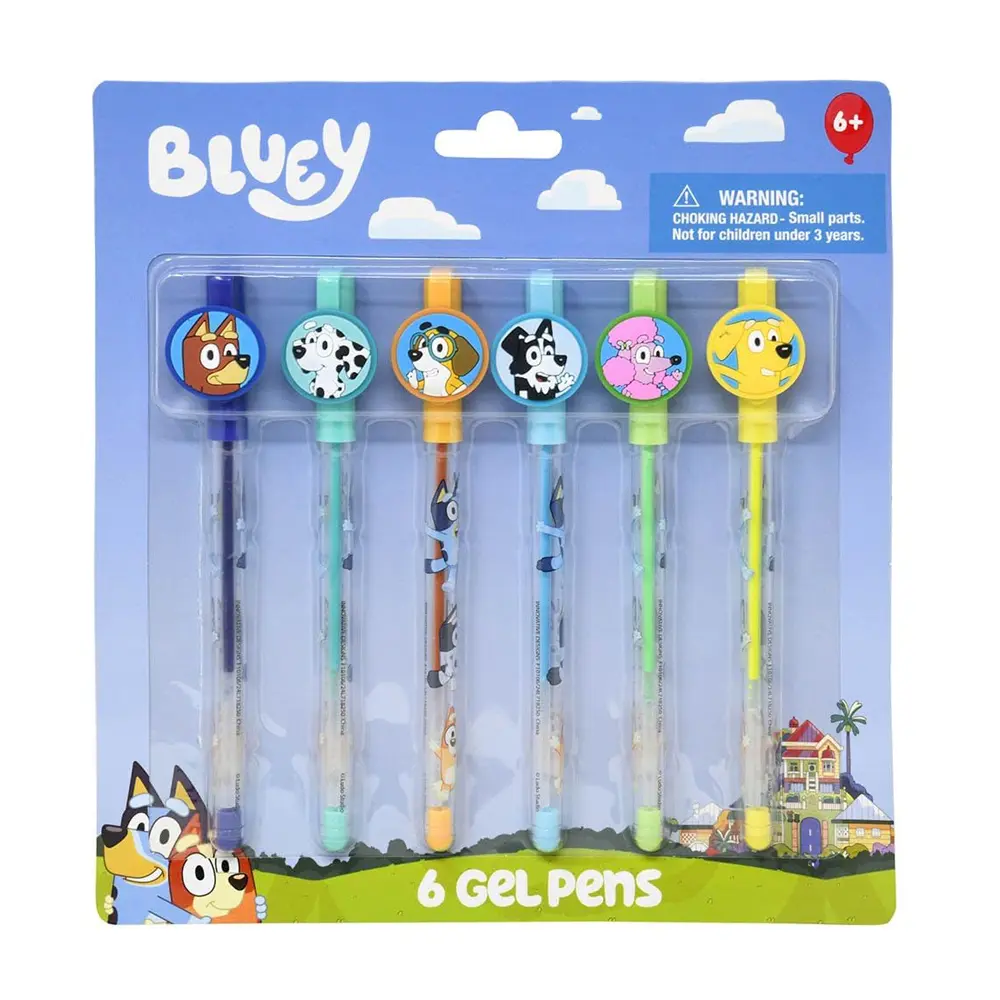 Bluey gel pens