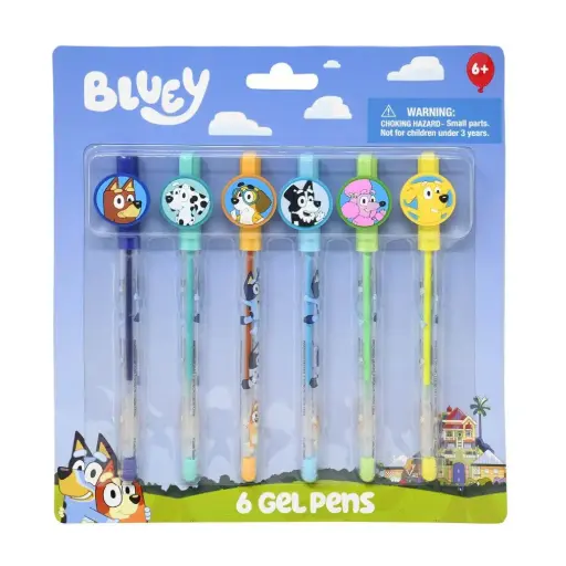 Bluey gel pens